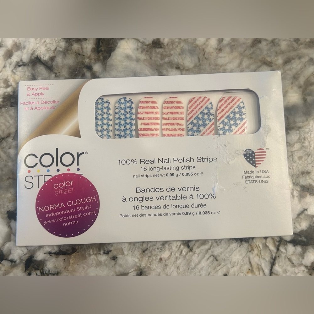 Patriotic Colorstay nail art set NIB Flag, You’re It